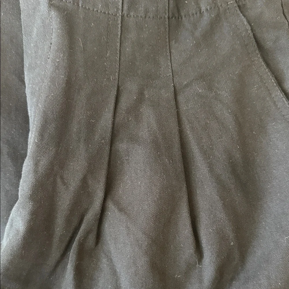 Future Collective women’s high rise relaxed fit wide leg pleated linen trousers - Picture 7 of 7